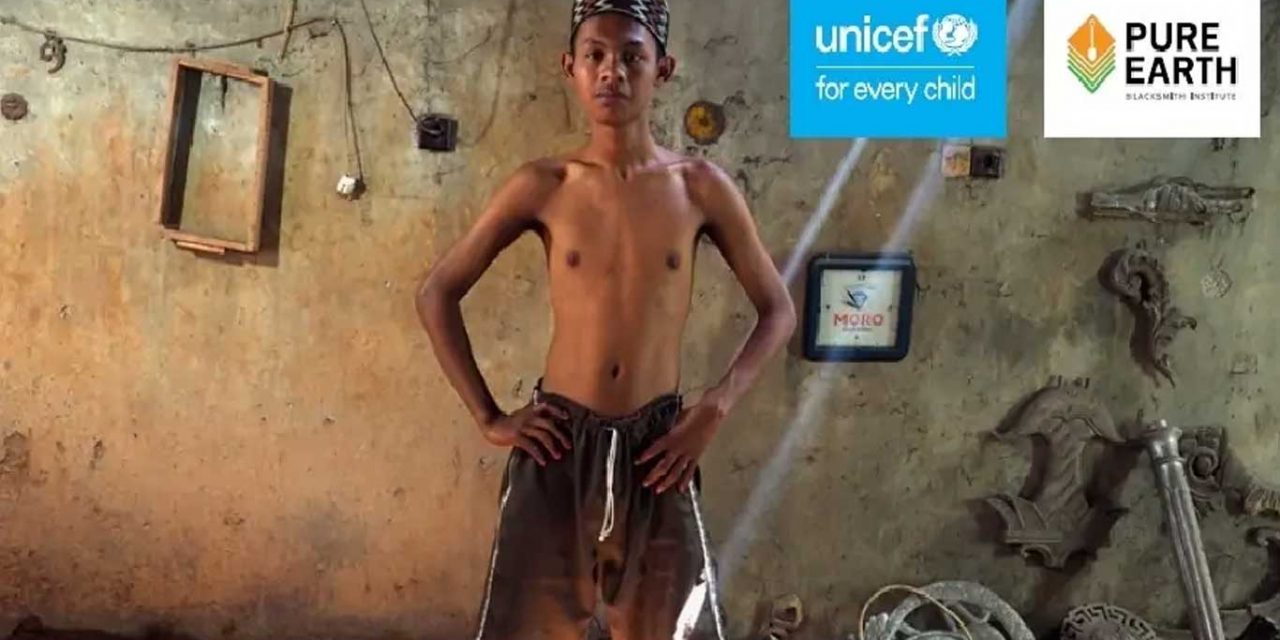 Un informe de UNICEF revela la impactante magnitud del envenenamiento por plomo en los niños